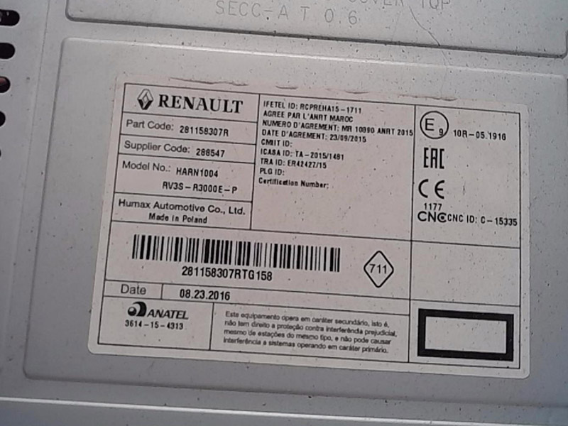 ᐈ Comment obtenir le code autoradio Renault master ?