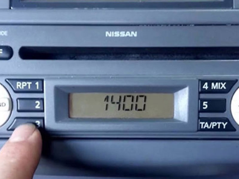 code radio de la voiture