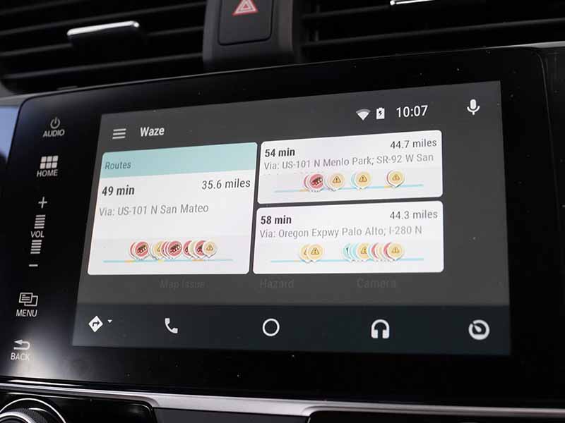 Waze dans Android Auto