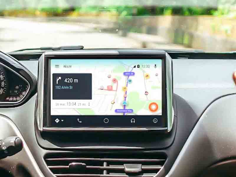 Waze au sein d'Android Auto